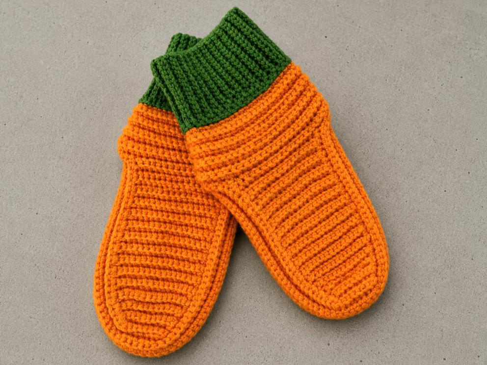 Crochet Slipper Socks Pattern (S36)