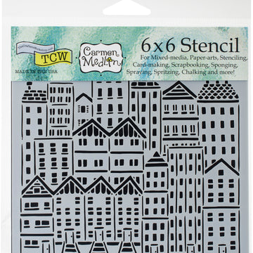 The Crafter's Workshop Crafter's Workshop Template 6"X6" - City Buildings