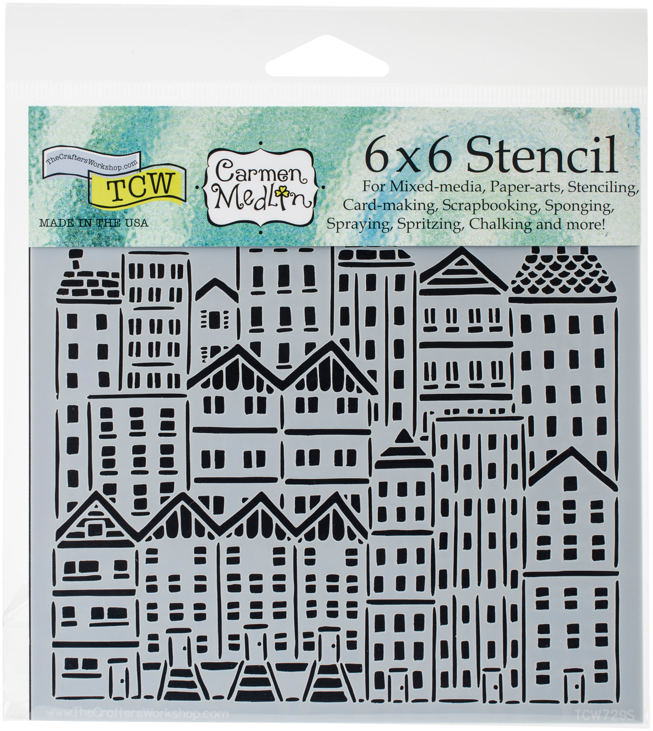 The Crafter's Workshop Crafter's Workshop Template 6"X6" - City Buildings