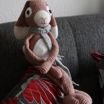 Crochet Pattern Long Legged Bunny Holly!