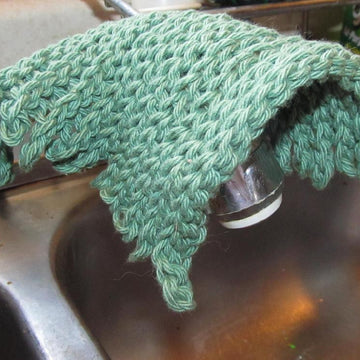Crochet Slip Stitch Dishcloth