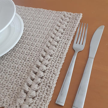 Springridge Crochet Placemat & Coaster Set
