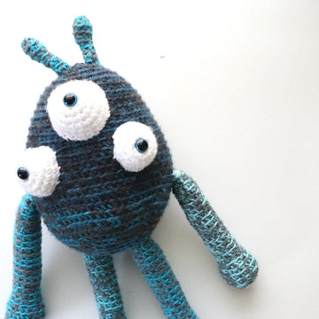 Triclops the Crochet Mandala Monster