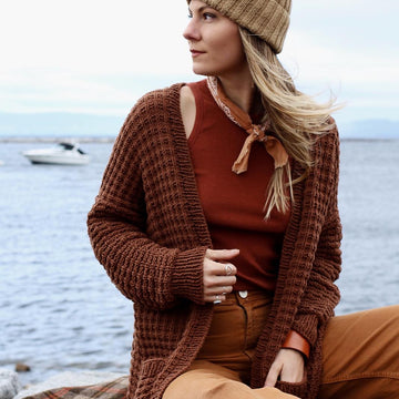 Campsite Waffle Cardigan