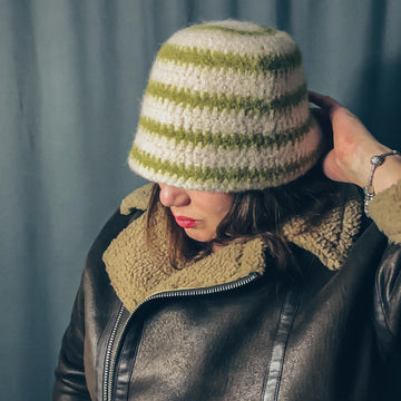 Felted bucket hat