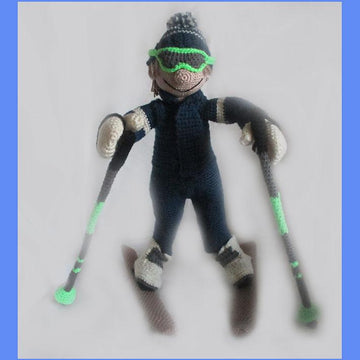 Skier Karl/ Skifahrer Karl