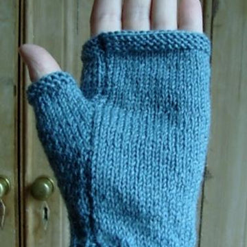 Swan fingerless gloves