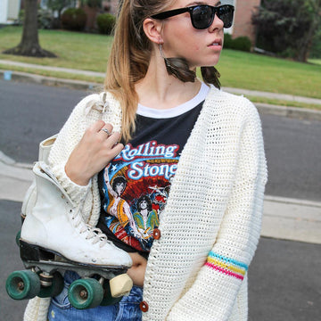 Happy Stripes Cardigan