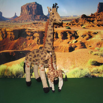 Giraffe Toy Georgina and Baby Georgie