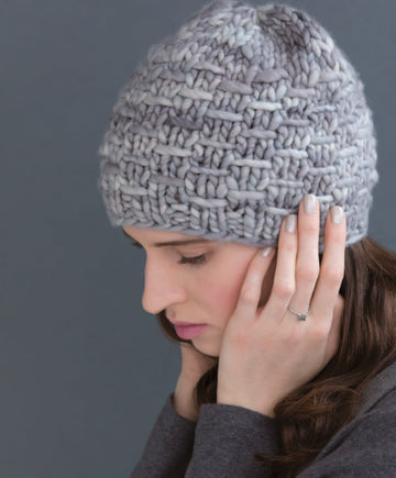 Barclay Hat in Malabrigo Rasta - Downloadable PDF