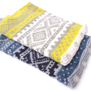 Nordic ski sweater hot water bottle cover in Cascade 220