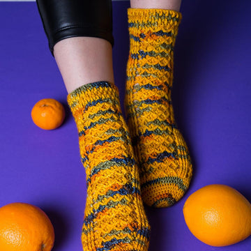 Happy feet crochet socks