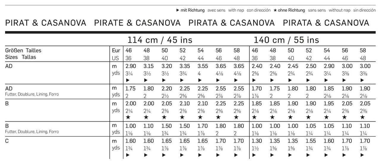 Burda Style Pirate & Casanova Costume Sewing Pattern B2459 - Paper Pattern, Size 36-48