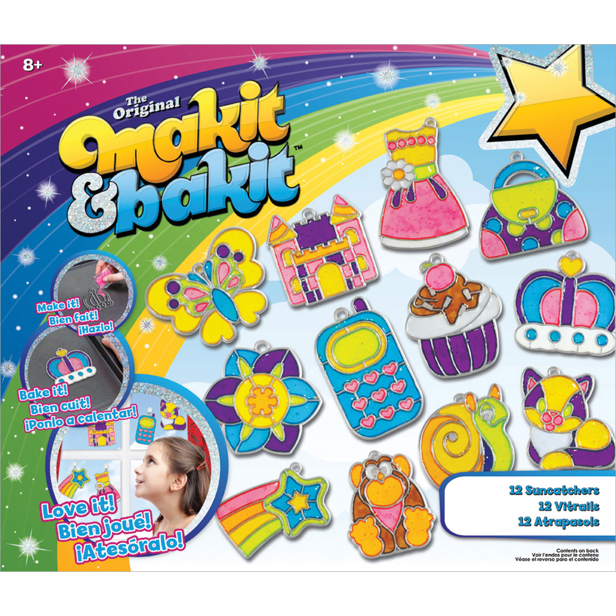 American Crafts Makit & Bakit Suncatcher Set 12/Pkg - Doorbuster