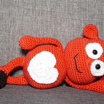 Crochet pattern devil Amon with heart