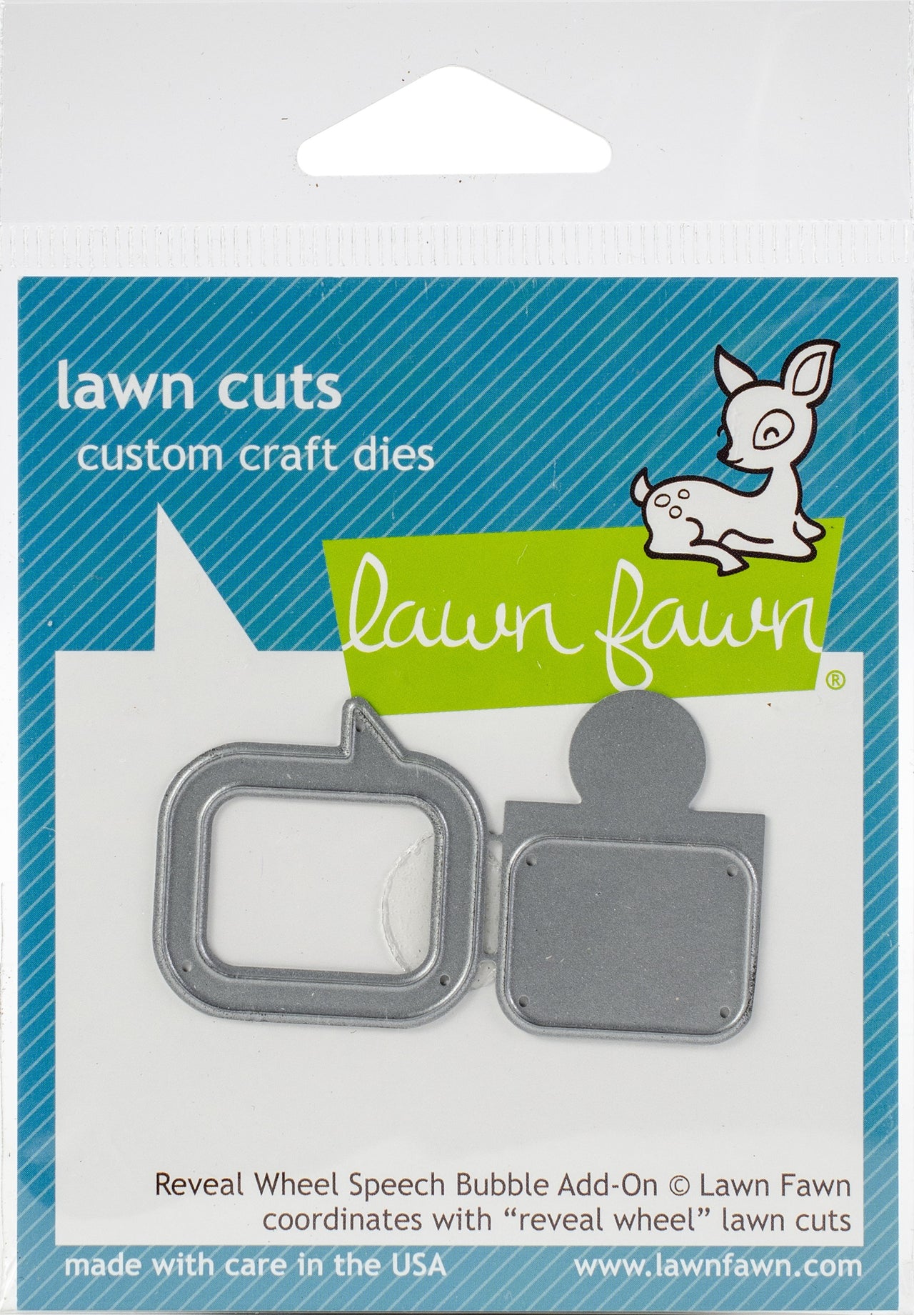 Lawn Fawn Lawn Cuts Custom Craft Die - Reveal Wheel Speech Bubble