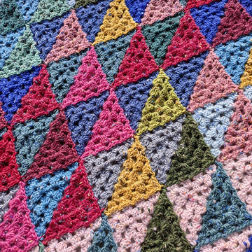 Triangles Mini Temperature Blanket