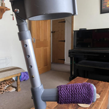 Hand guards for crutches
