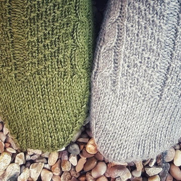 Forest Gansey Socks