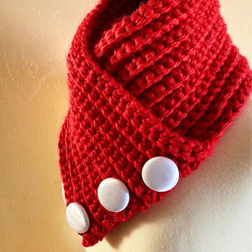 Cozy Crossroads Button Cowl