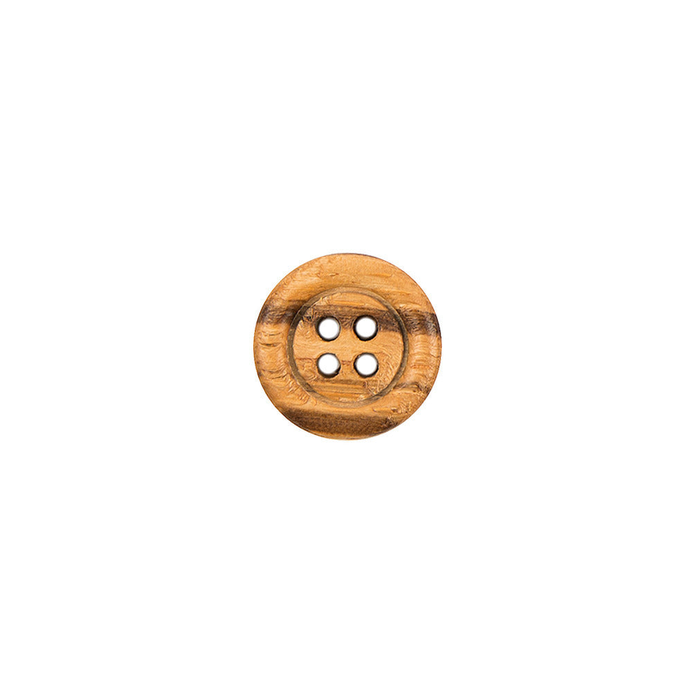 Trimits Olive Wood 4-Hole Button