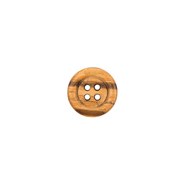 Trimits Olive Wood 4-Hole Button