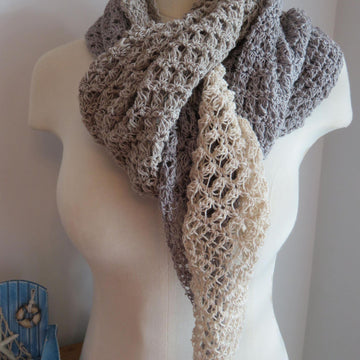 Pebble Beach Light Shawl