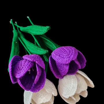 Crochet Tulip flowers