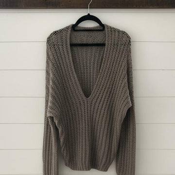 Knit like Faux Angora Sweater
