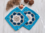 Plush granny square
