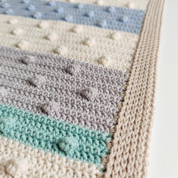 Bobbles and Stripes Blanket