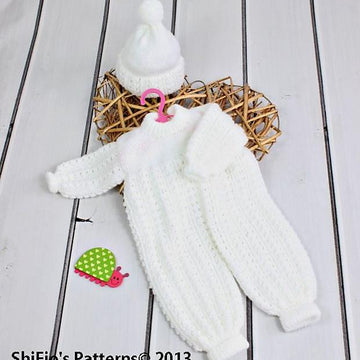 Knitting Pattern baby pram set UK & USA Terms #38