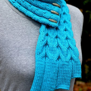 Waterfall Cables Scarf
