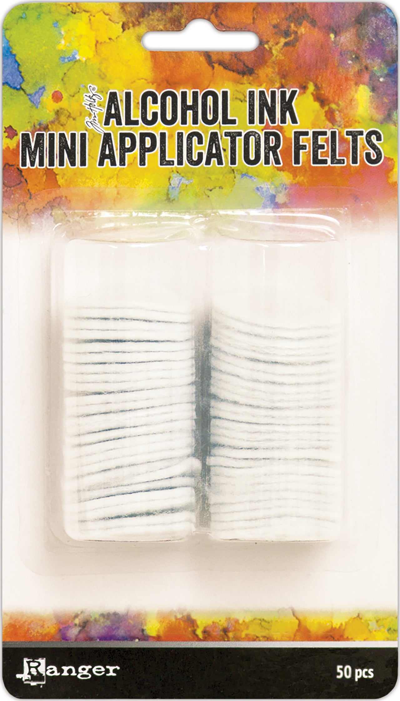 Ranger Tim Holtz Alcohol Ink Mini Applicator Tool Replacement Felt - 50/Pkg