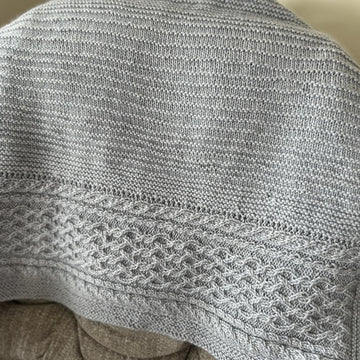 Gently Cabled Blanket