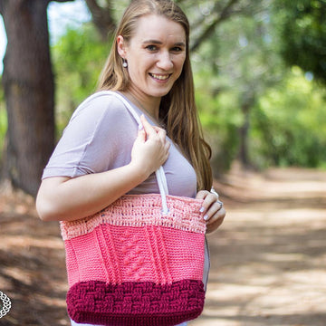 Bobble Basketweave Bag