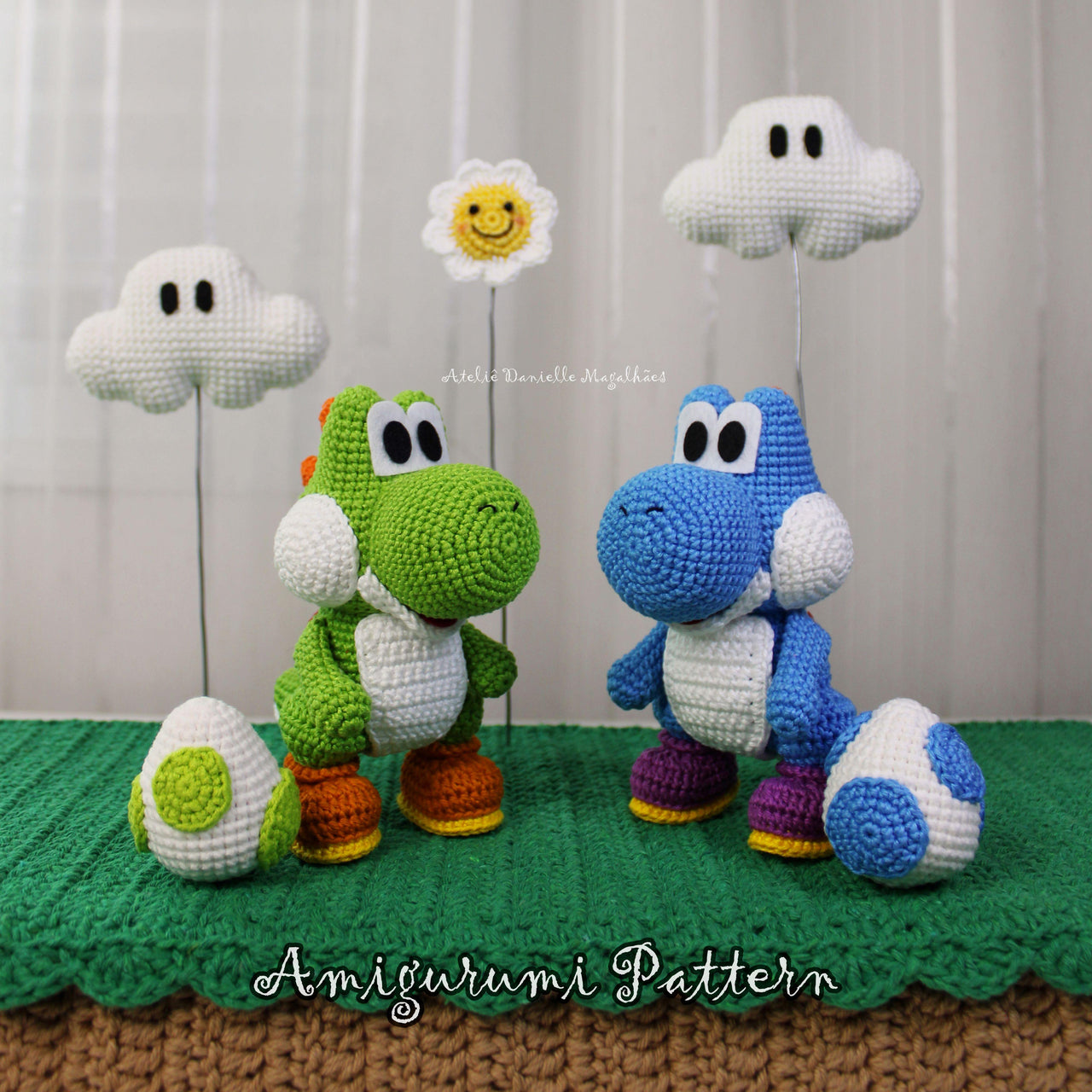 Yoshi – Chibi Amigurumi Crochet Pattern PDF + Bonus Egg Pattern