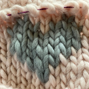Hearts Balloon Sleeve Cardigan