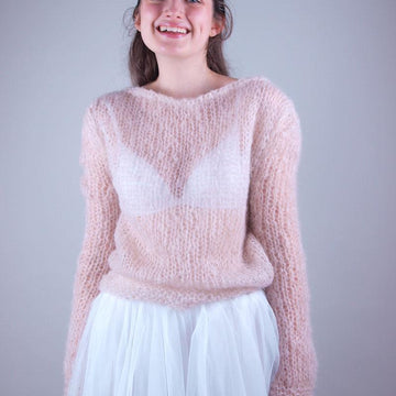 Light mohair sweater