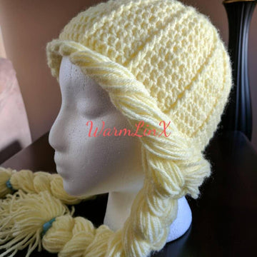 Princess Hair Wig (with Crown)
