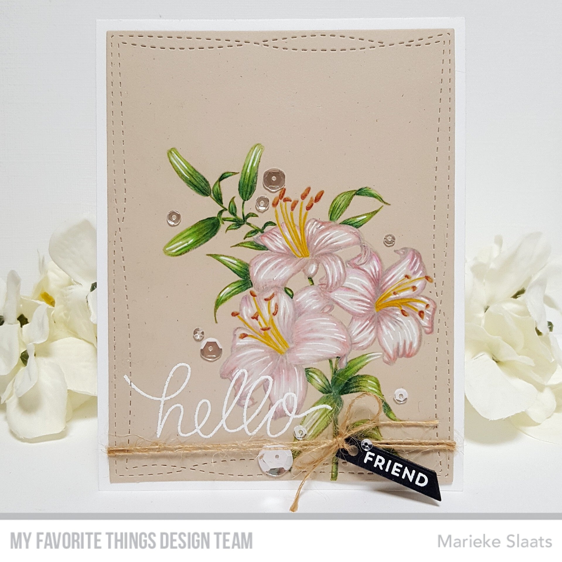 My Favorite Things Cling Rubber Stamp - Lavish Lilies