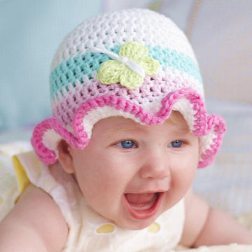 Crochet Hat Pattern, 'Ruffles'
