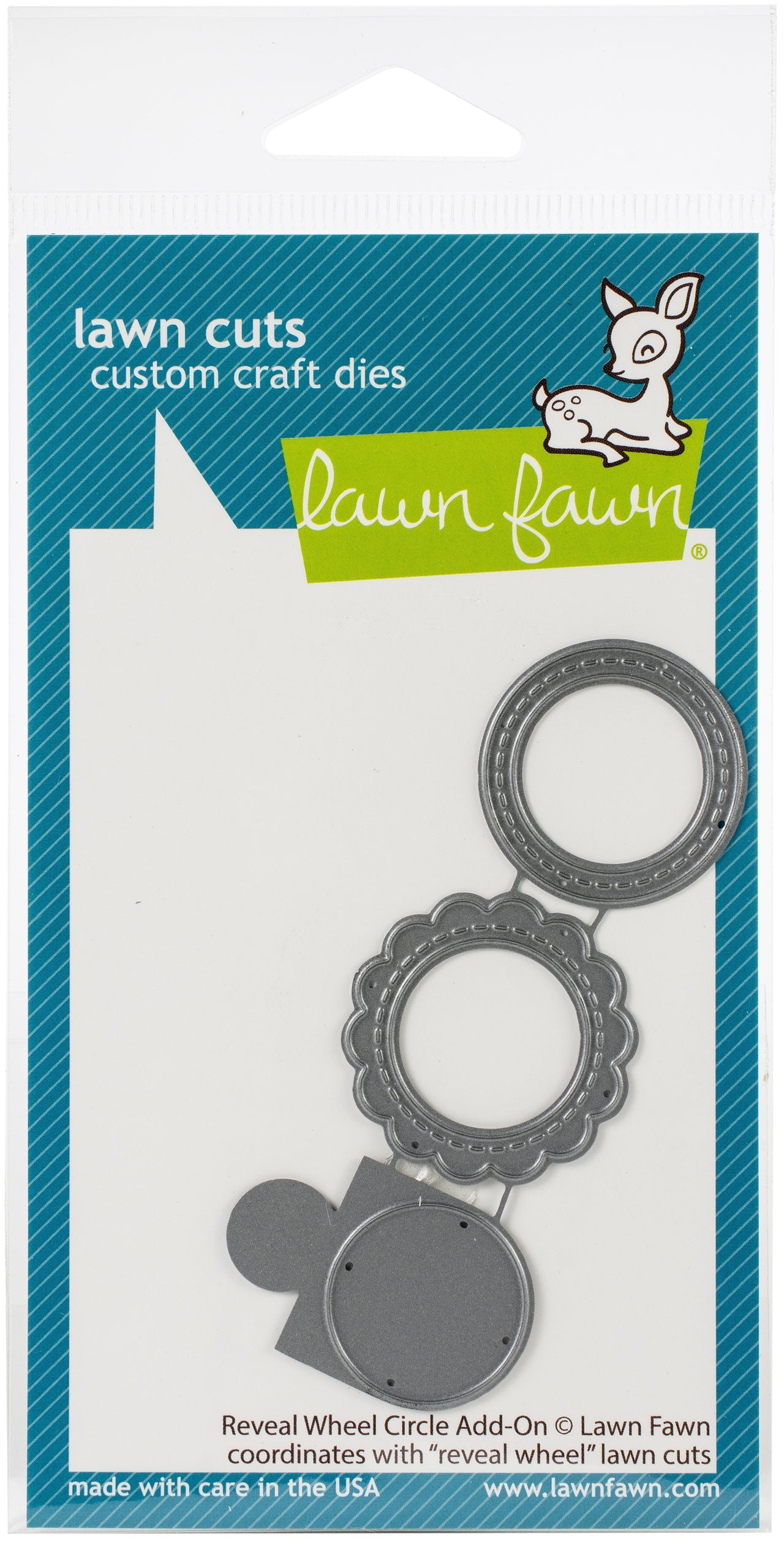 Lawn Fawn Lawn Cuts Custom Craft Die - Reveal Wheel Circle Add-On