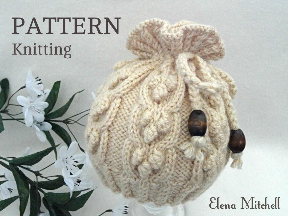 Knitting PATTERN Knitted Baby Beanie