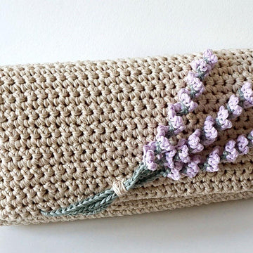 Lavender Crcochet Bag