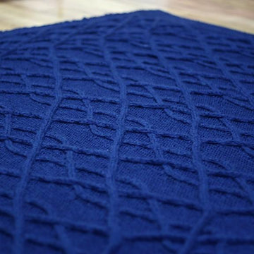 Diamonds Cabled Blanket