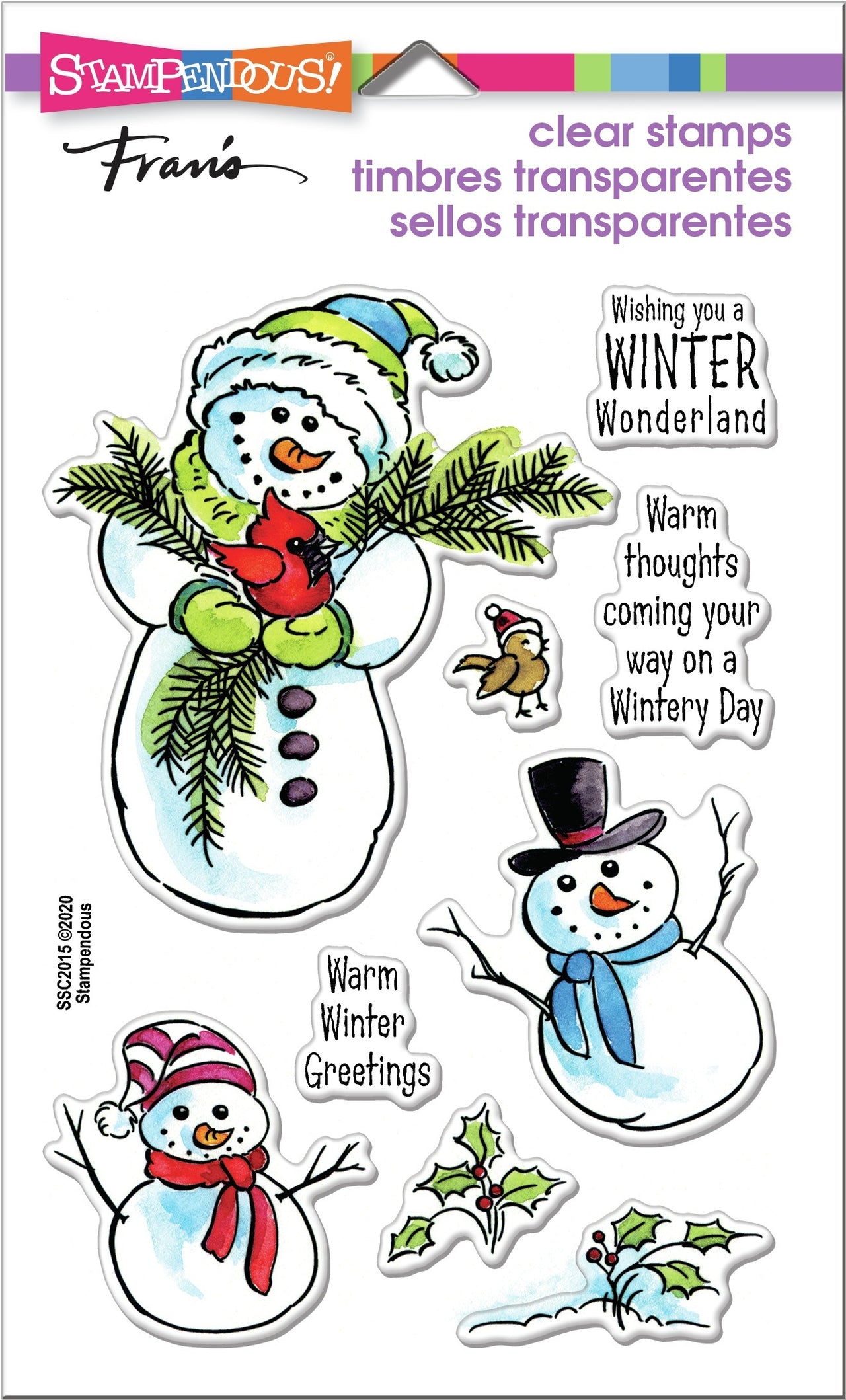 Stampendous Perfectly Clear Stamps - Wintery Day
