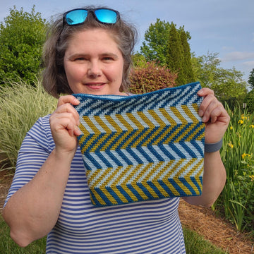 Arrow Striped Cowl