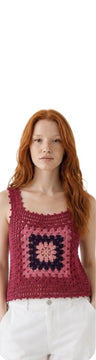 Picot Crochet Vest Top