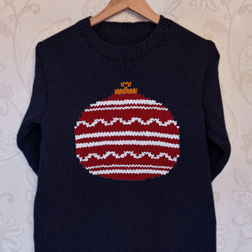 Intarsia - Christmas Bauble Chart - Adults Sweater